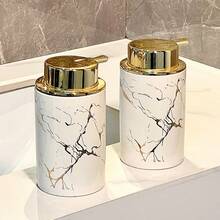 Luksusowa butelka na mydło w płynie do rąk, butelka z pompką do żelu pod prysznic, szamponu, płynu do mycia naczyń, detergentu do prania z powrotem do szkoły