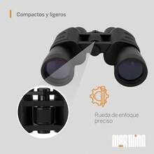 Binoculares Potentes Nocturna Vision Telescopica Hd Tacticos 20x50mm Marthing BN20x50 Binoculares Profesionales Prismaticos Ideal Para Camping Caza O Pesca Estuche Incluido Zoom Hd 20x50 - Negro - Ver 4