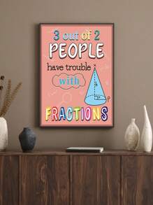 1pc Math Wall Art Prints Mathematical Elements Canvas Wall Art Geometric Math Posters For Classroom Inspiration Saying Math Art Poster For Middle School Classroom Study Room Decor Unframed