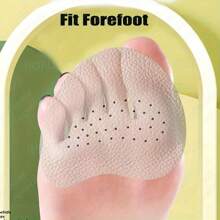4 Stücke Vorfuß Pads | Atmungsaktive rutschfeste Einlegesohlen für High Heels und Sandalen - Bequeme Echtheder Einlegesohlen, verbesserte Traktion und Stoßabsorption, geeignet für Valentinstag, Weihnachten, Erntedankfest, Lässig Stil, Accessoires für Lässig Schuhe | Atmungsaktive Einlegesohlen