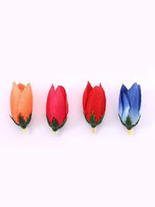 Diadema con flores de tulipán miniatura falsas, adecuada para bodas, fiestas, cumpleaños, bailes de graduación y uso diario