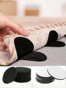 5/10 pezzi Adesivi antiscivolo per tappeti, Adesivi antiscivolo e antirullaggio, Fermatappeto per cuscini di divani, Adesivo biadesivo per tappeti, divani, tavolini, tovagliette, coprisedia e forniture per mobili, Forniture scolastiche - Multicolore - Visualizzare 1