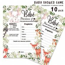 Set de 10 tarjetas para jugar al Reveal del Sexo del Bebé, juego para fiesta de revelación de sexo del bebé, fiesta de baby shower o cumpleaños