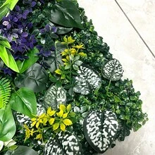 1PC Artificial Green Wall Landscape Home Garden Jungle Decor Fake Plants Hanging Grass Greenery Wall Panels Garden Fence Decoration