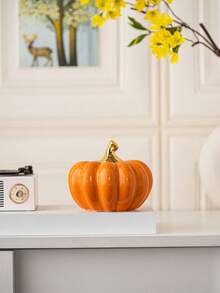 1 pezzo Decorazione a forma di zucca in ceramica, disponibile in varie dimensioni e colori, stile moderno minimalista, regalo, artigianato in ceramica, adatto per ristorante, vacanze, casa, stanza, decorazione per matrimonio