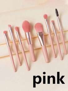 20pcs Professional Eye Makeup Brush Set Including Foundation Brush, Eyeshadow Brush Set, Face Detail Brush, Eyelash Curler, Eyebrow Brush, Suitable For Liquid Cosmetics