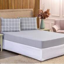 3 Piece Percale 100% Cotton Bed Sheet Set - PR01 - 查看 1