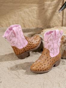1 Pair Girls' Multi-Match Autumn/Winter Thigh High Anti-Slip Princess Boots