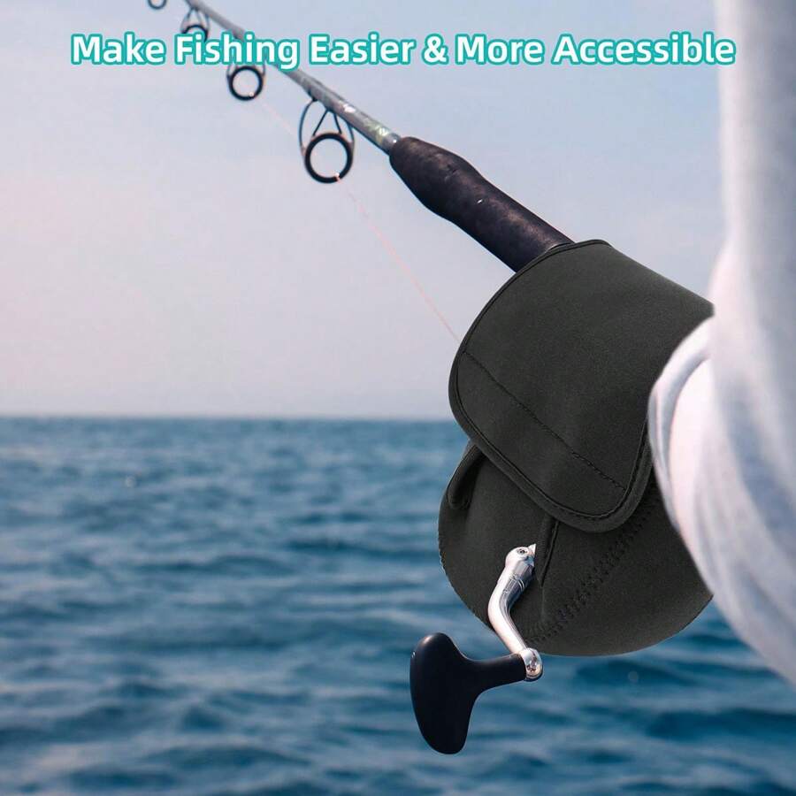 Spinning Fishing Reel Cover Neoprene Wheel Protective Case Waterproof Reel Bag Storage Water Drop Wheel Package Outdoor S/M/L