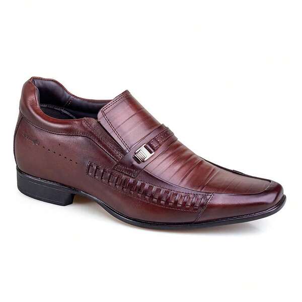  Sapato Social Couro Rafarillo Vegas Você + Alto Masculino
