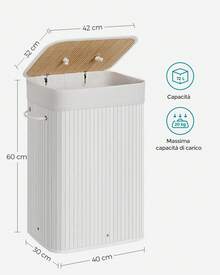 Laundry Baskets - White - View 6