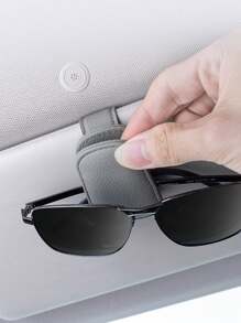 Soporte multifunción para gafas de sol en visera de coche, clip para almacenar gafas de sol en el coche