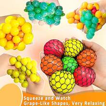 1/2/5/10/24 Stücke Quetsch-Stressball, druckentlastendes Spielzeug, verbessert die Konzentration, geeignet für Erwachsene und Kinder - Quetsch-Spielzeug Geschenk, weiches Quetsch-Stresslinderungsspielzeug, zufällige Stile und Farben - Verschiedenfarbig - Übersicht 8
