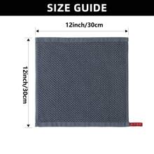 100% Cotton Kitchen Dish Cloth, 6pcs/Pack Waffle Weave Super Absorbent Dish Towels, Quick Drying Dishcloth For Fast Dish Drying, 12"X12"