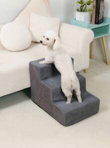 Escaliers pour animaux de compagnie réglables haut de gamme conçus pour les chiens et les chats - avec une base antidérapante et une housse amovible pour un nettoyage facile, solution de montée pratique pour tous les âges