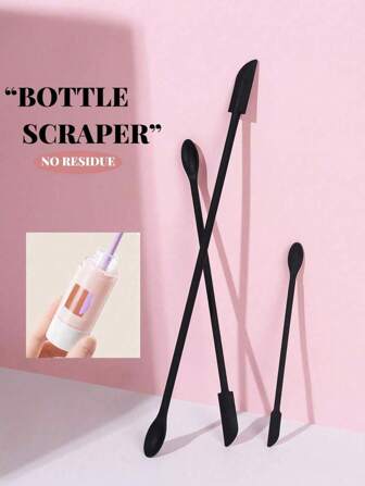 1/3pcs Mini Silicone Spatula, Makeup Spatula Small Spatula For Cosmetics, Reusable Beauty Spatula Tiny Spatula Thin Jar Spatula Food Scraper Get Last Drop From Bottles Beauty Products,Makeup,Cheap,Room Decor,Vanity,Travel,Bedroom,Makeup Accessories,Cheap,Stocking Stuffers,Makeup,Makeup Tools,Cheap Stuff,Gifts,Gifts For Women,Christmas Gifts