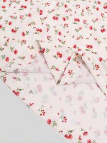 2pcs Young Girl Floral Print Cute Nightgown Set - Multicolor - View 12