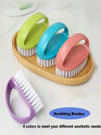 Kleine kunststof borstel, vlekverwijderende wasborstel, schoenreinigingsborstel, hangende kledingborstel, schoenborstel, harde borstel voor het wassen van schoenen, schoonmaakborstel voor studentenhuizen, harde borstel voor kunststof schoenen