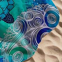 Extragroßes Strandtuch, Handtuch aus ultrafaseriger Faser, schnelltrocknend, geeignet für Schwimmer, sandresistentes Strandtuch, Kühles Schwimmbadhandtuch, Strandaccessoires, saugfähiges Handtuch, geeignet für Reisen, Schwimmen, Yoga Strandutensilien