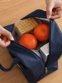Lunch Bag,Bento Tote Bag,Waterproof And Oil-Proof Worker's Lunch Bag,Bear Lady Lunch Bag,Portable Insulated Bag,Waterproof And Oil-Proof Worker's Lunch Bag,Reusable Lunch Bag,Can Be Used For Outing,Work Etc., Back To School, Outdoor Carrying Bag