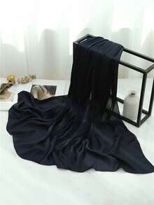 FADZOYLE 1pc Elegant Crepe Crinkled Solid Color Scarf Texture Satin Hijab Shawls And Wraps Silky Feeling Long Soft Headscarf Headbands Bandana Beach Cover Up Sarong Daily Life Evening Party Dresses Wedding Party Balls Banquets Bridesmaid Scarves Headscarfs Women Accessories - 2203MTG001 Scarf - View 9