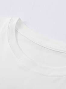 Customized Men's T-Shirt, Upload Your Photo/Group Photo/Lover/Best Friend/Pet/Landscape, Men's White T-Shirt, Valentine's Day, Christmas, Holiday Gift, Birthday Father's Day Anniversary Gift, Company Team Building, Music Festival, Gift For Him, Men's Round Neck Short Sleeve T-Shirt, Party, Men's White Short Sleeve Shirt, Summer Men's Top