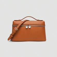 Bolsa de almuerzo de moda LP19, nueva bolsa de mano de modelo primavera/verano 2025 para mujer, bolso de hombro estilo tote y bandolera pequeño
