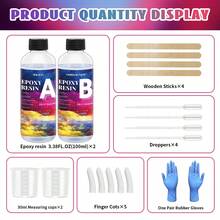 Transparent Epoxy Resin Kit - 20ml/50ml/100ml/250ml/500ml, New Formula, Strong Anti-Yellowing, Suitable For DIY Crafts, Jewelry Making & Mold, Easy 1:1 Mixing Ratio - Epoxy Resin - View 15