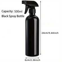 1/3/5 500ml Chai xịt màu đen bền bỉ - Chống rò rỉ, chế độ phun sương và phun, thích hợp cho dung dịch vệ sinh, cồn, tinh dầu và chai xịt chăm sóc tóc, chai xịt liên tục để chăm sóc tóc - màu đen - Xem 4