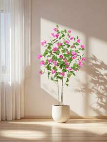Künstliche Pflanze Künstlicher Bougainvillea-Baum mit Blumen 120 cm / 150 cm / 180 cm Künstliche Pflanzen im Topf Große gefälschte Pflanzenlandschaft für Büro-Gartendekoration im Innen- und Außenbereich