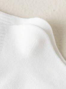 10双装儿童休闲中筒袜，白色、黑色，防臭，运动风格，透气，吸湿排汗，适合3-16岁儿童，冬季款 - 彩色 - 查看 4