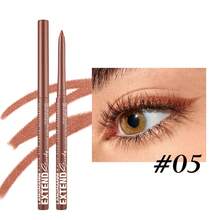 1pc Matte Shimmer Eyeliner Pencil, Twist-Up Waterproof Long-Lasting Smooth Eye Liner Pen