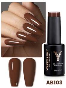 YOKEFELLOW 10ML 6 culori portocaliu gel ojă, primăvară-vară semipermanentă gel ojă Soak Off UV/LED unghii artă acasă și salon DIY pentru femei fete manichiură cadouri