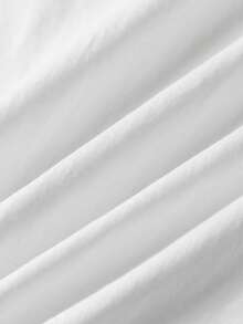 “我只是个女孩”标语印花休闲宽松100%纯棉短袖T恤，图案T恤，柔软面料，棉质服装，户外上衣，印花图案，夏季T恤，女式T恤，上衣，夏季衬衫，度假装，旅行风格，海滩风，简约假日服饰 - 白色 - 查看 4