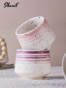 shoxil 1PC Ceramic Coffee Mug, Gradient Coffee Cup, Latte Mugs, Coffee Cup, Teacup, Water Cup, For Home, Cafe, Gift