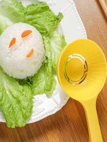 1pc Rice Cooker Large Capacity Rice Spoon Can Press Non-Stick Rice Rice Spoon Porridge Spoon Household Semi-Circular Rice Spoon Rice Spoon - Multicolor - View 4