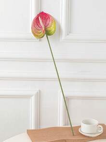 1 CÁI/3 CÁI/5 CÁI Hoa Loa Kèn Anthurium Nhân Tạo (Vàng-Đỏ) Dùng Cho Đám Cưới, Văn Phòng, Tiệc Khách Sạn, Trang Trí Bàn Nhà - vàng đỏ - Xem 8