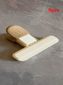 4/6/9 Pcs T-Shape Food Sealing Clips, Potato Chips Snack Packaging Strong Sealing Clips, Leakproof Airtight Plastic Bag Clips - Multicolor - View 14