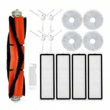 For Xiao Mi Sweeping Robot S10+/S10 Plus Robot Vacuum Cleaner Accessories Roller Main Side Brush HEPA Filter Mop Pad Dust Bag Rag Cloth Spare Parts Replacement Kits