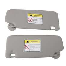 1 Par Parasol Bloqueo UV Gris Izquierda Derecha Parasol con Espejo para S*ONIC 2012 - 2020, MATIZ 2004- 2017, SPARK 2011-2022 -Fácil Instalación - Gris - Ver 6