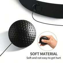 Conjunto de Bolas de Reflexo de Boxe - Bola de Reação de Velocidade com Faixa de Cabeça Ajustável - Melhora a Coordenação Olho-Mão, Velocidade e Tempo de Reação Bola de Treinamento de Velocidade Esportiva - Multicolorido - Ver 12