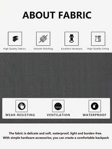 Ba lô đựng laptop 15.6 inch dành cho nam, nhiều ngăn, chất liệu nylon in chữ, túi du lịch dung tích lớn, balo tiện dụng cho người đi làm, phù hợp cho học sinh, doanh nhân, du lịch, hoạt động ngoài trời, làm quà tặng. - Xám - Xem 6