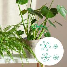 4 Packs Of Durable Plant Support Clips,Plant Support Fasteners,Sturdy Stem Clamps For Climbing Plants - Plastic Material,Or Indoor Climbing Plants, Plant Supports(Random Color)