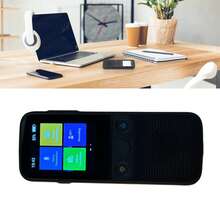 USB recargable dispositivo de traducción de idiomas WiFi, 112 idiomas en tiempo real portátil de traducción de voz con 2,4 pulgadas HD de pantalla táctil de fotos / traducción fuera de línea, la foto de traducción adecuado para el estudio de viajes de negocios estudiante de regalo - Negro - Ver 9