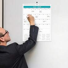 Calendar 2025-2026, 18 Months Wall Calendar From July 2025 To December 2026,11.5" X 14.6", 2025-2026 Calendar With Julian Date - 中綠色垂直日曆 - 查看 8