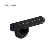1 Set TUYA Holztür Smartlock für Türen 35-55mm mit Fingerabdruck/PIN/IC Karte/App Mehrfachmodus Zugang, Material Zinklegierung