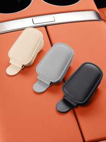 Soporte multifunción para gafas de sol en visera de coche, clip para almacenar gafas de sol en el coche