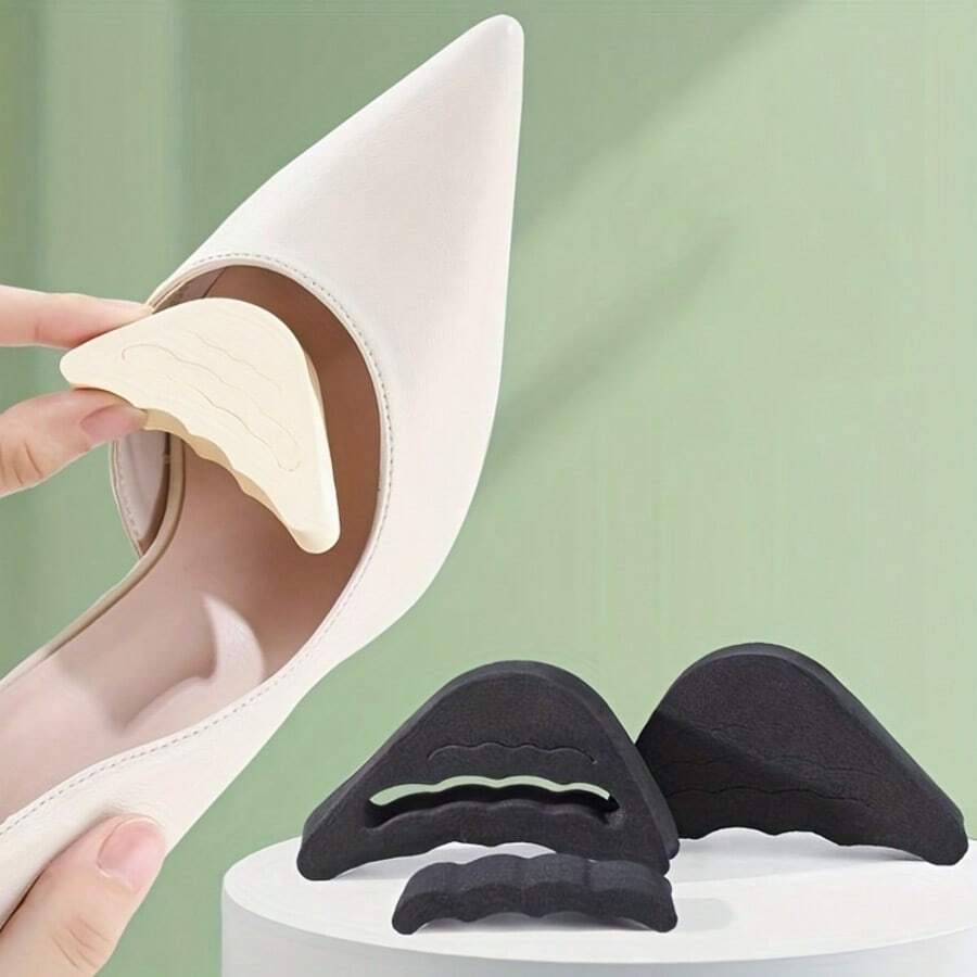 4/8/12 Pieces Front Pad: Adjustable High Heels Shoe Size Reducer Pads For Women - Soft Anti-Slip Toe Cushions, Half Size (Up/Down) Soft Toe Pads For High Heels Women, Prevent Pain, Reduce Blisters, And Enhance Comfort.