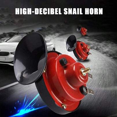 Lislark 2PCS Super Train Horn For Truck Car Boat Motorcycle Horn