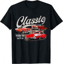 55 56 57 Chevys Bel Air Truck Trif Vintage Cars T-Shirt Gift For Skincare Junkies Halloween Gift For Girlfriendcamisas Para Hombre,Funny Graphic T Shirts,Vintage T Shirts,100 Percent Cotton T Shirt,Oversize,Graphic Tees Men - Black - View 1